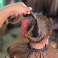 Copper Roast, copper brown crochet hair