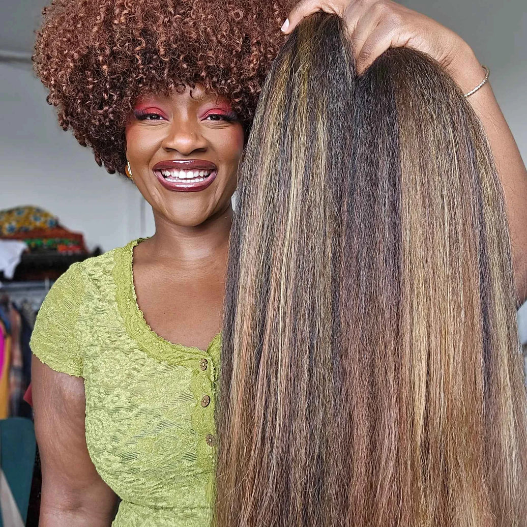 Sunlit Chestnut, chestnut crochet hair